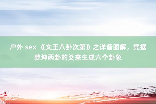 户外 sex 《文王八卦次第》之详备图解，凭据乾坤两卦的爻来生成六个卦象